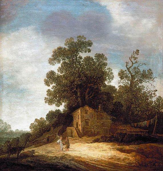 Pieter de Molijn Pastoral Landscape with Tobias and the Angel Germany oil painting art